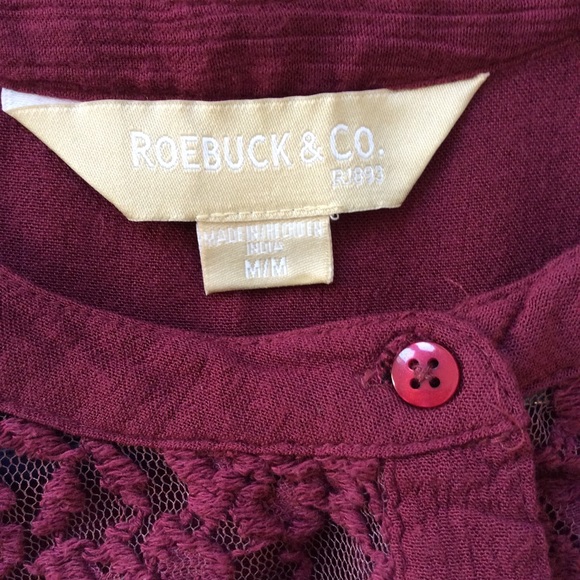 Boho Lace Yoke Top - Picture 4 of 4